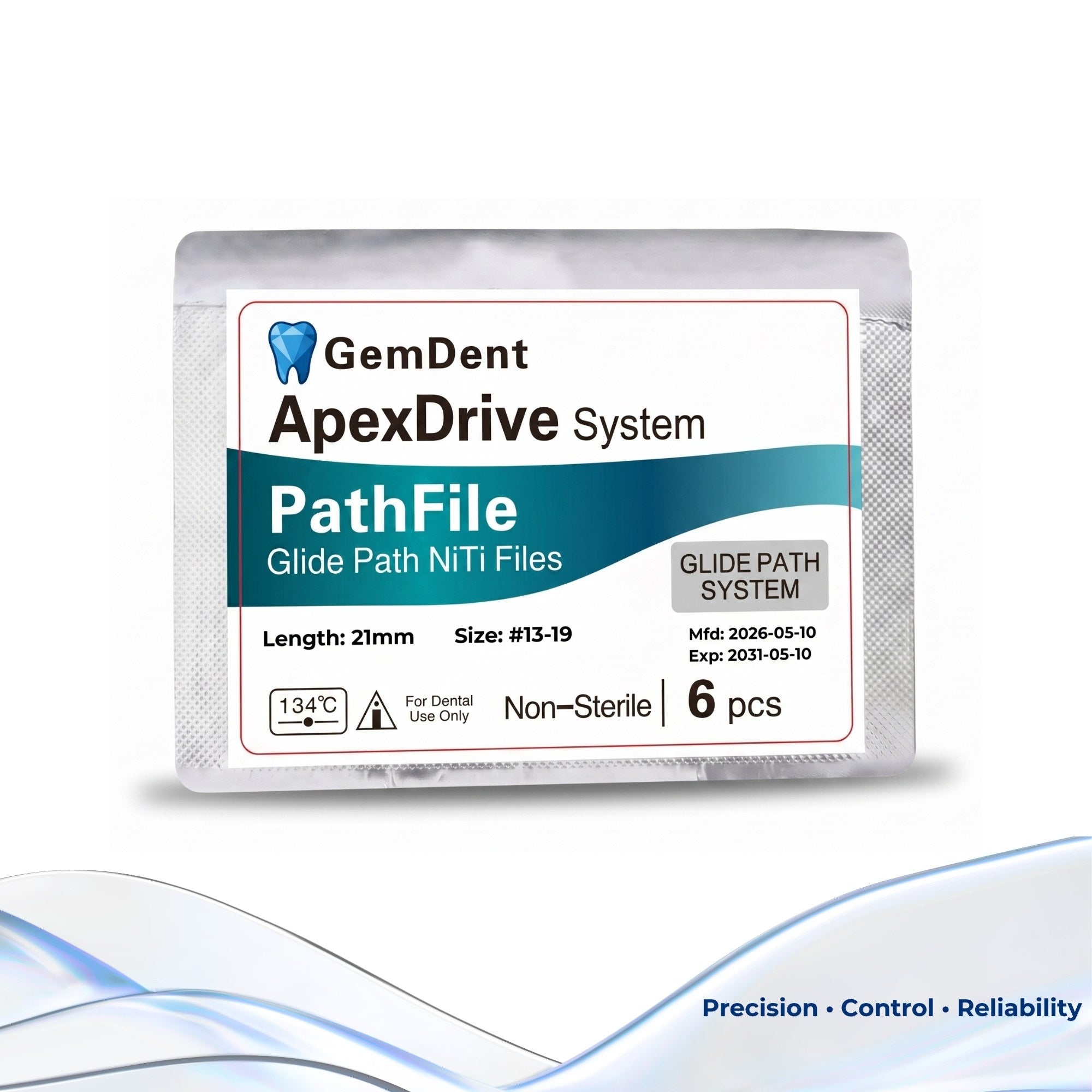 GemDent ApexDrive PathFiles NiTi glide path files endo preparation heat treated