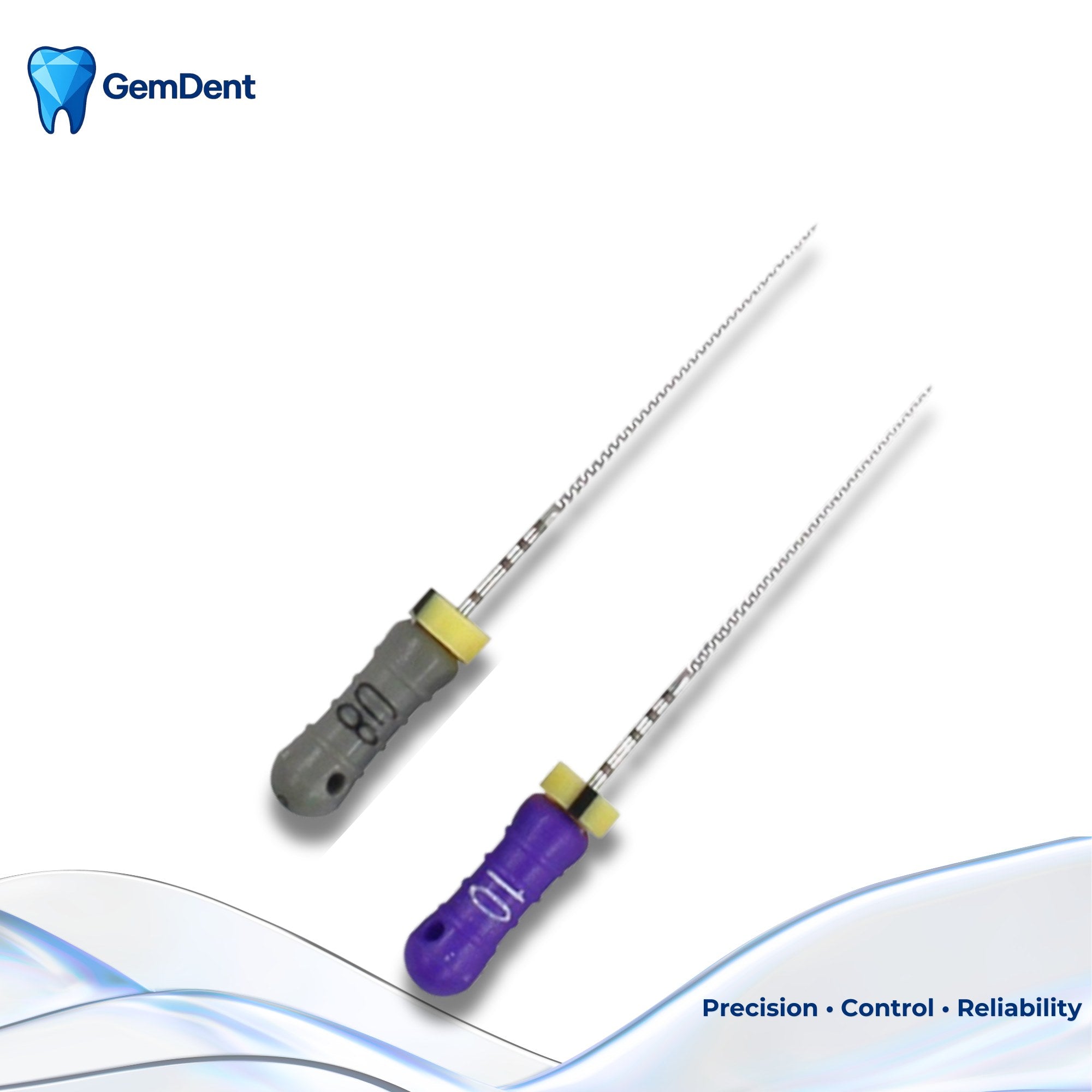 GemDent C Plus files stainless steel endo files 08 10 15