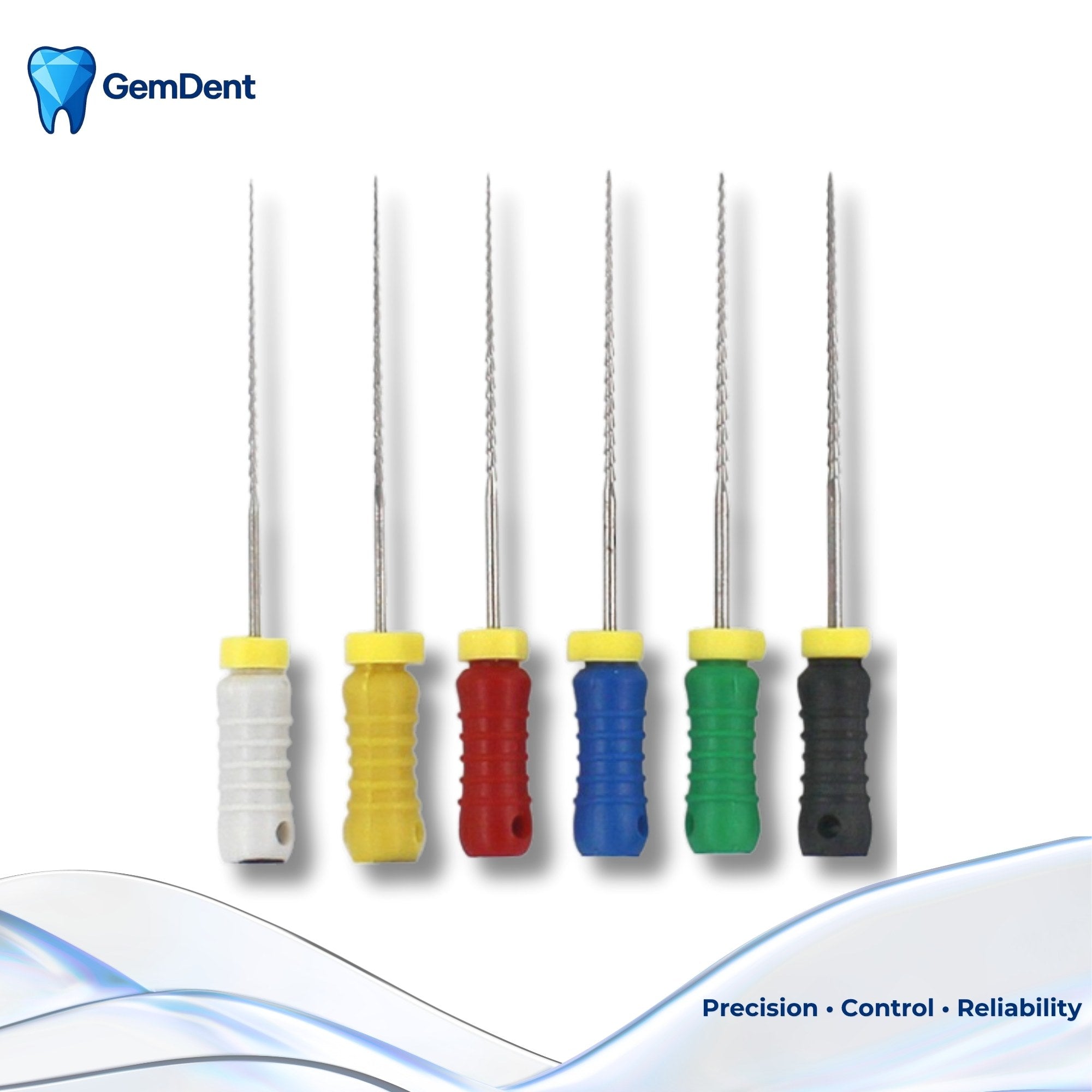 GemDent Stainless Steel H Files Assorted