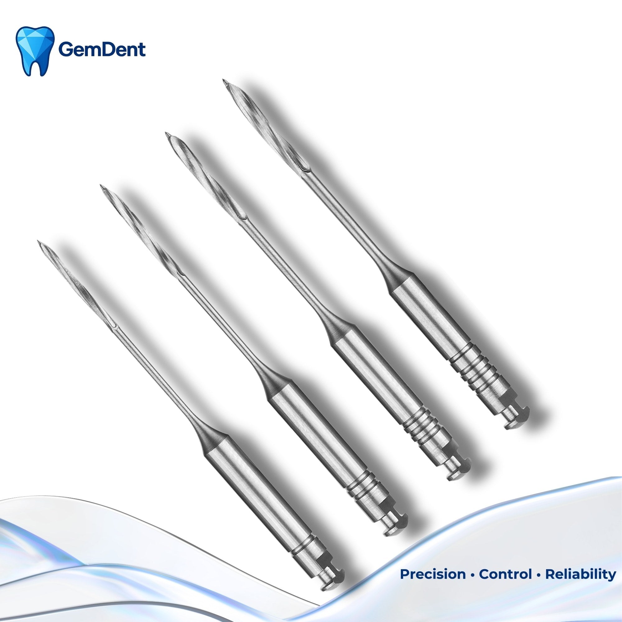 GemDent Peeso Reamers stainless steel endo drills assorted