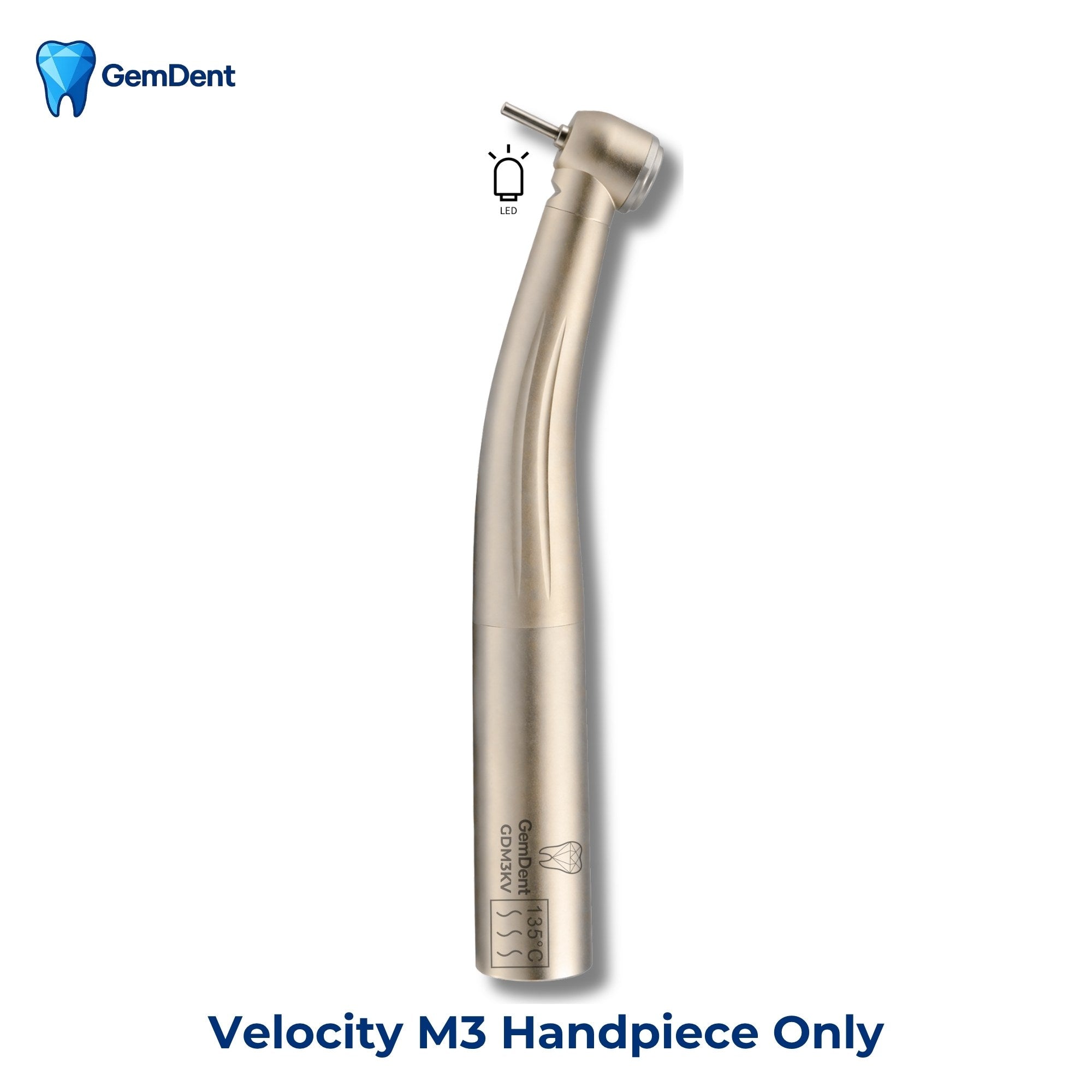 GemDent Velocity M3 high speed dental handpiece standalone unit LED e-generator KaVo style