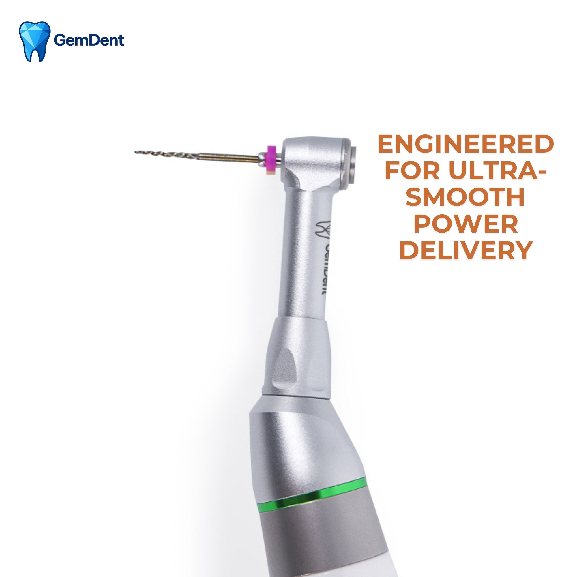 Endodontic contra angle handpiece engineered for smooth power delivery GemDent ApexDrive GDAD200