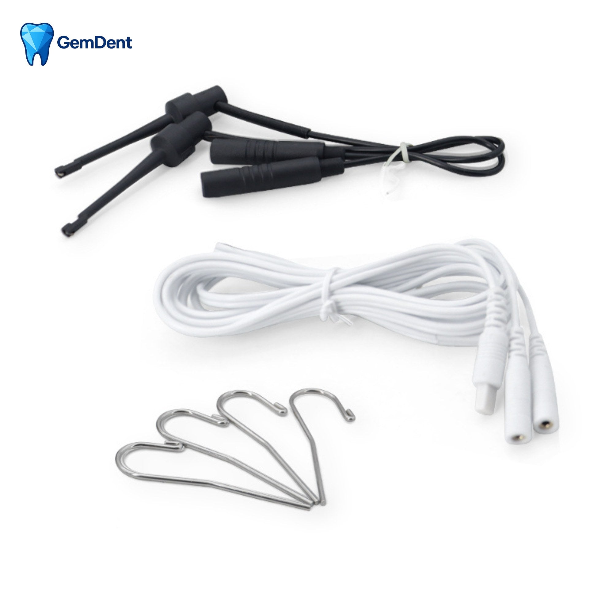 Apex locator accessories including cables probes and lip hooks for endodontic measurement