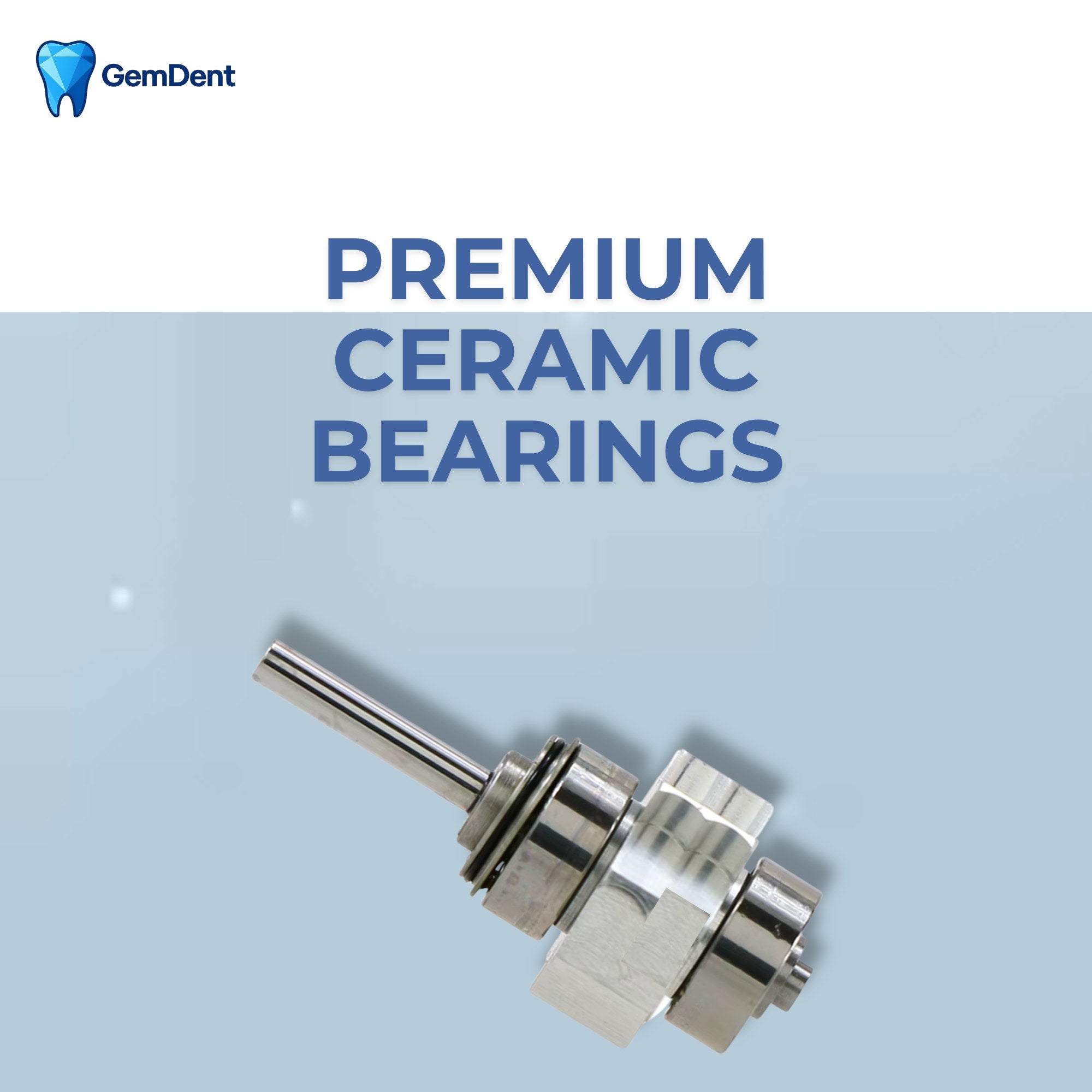 GemDent Velocity 9000 Premium Ceramic Bearing Turbine for High-Speed Dental Handpiece