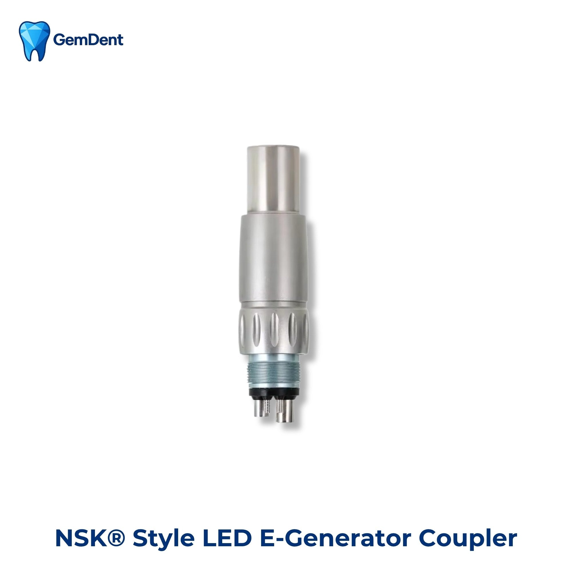 NSK style LED e-generator coupler for dental handpiece connection